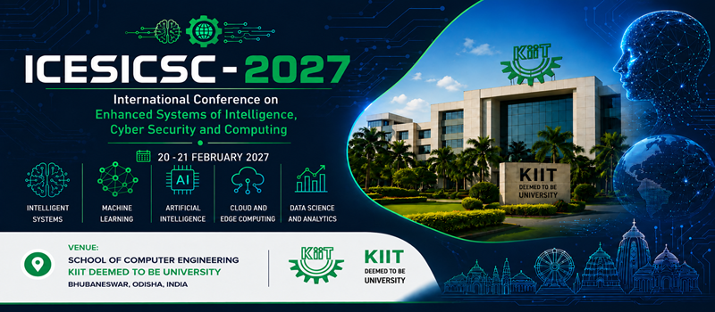 ICESICSC-2027 Conference Venue School of Computer Engineering, KIIT Deemed to be University