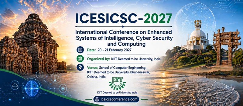 ICESICSC-2027 Conference Venue School of Computer Engineering, KIIT Deemed to be University