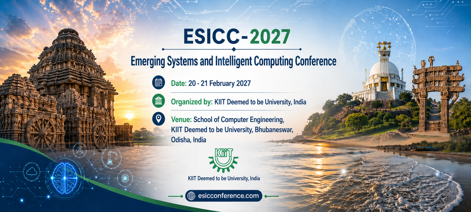 ESICC-2027 Conference Venue School of Computer Engineering, KIIT Deemed to be University Conference Venue School of Computer Engineering, KIIT Deemed to be University