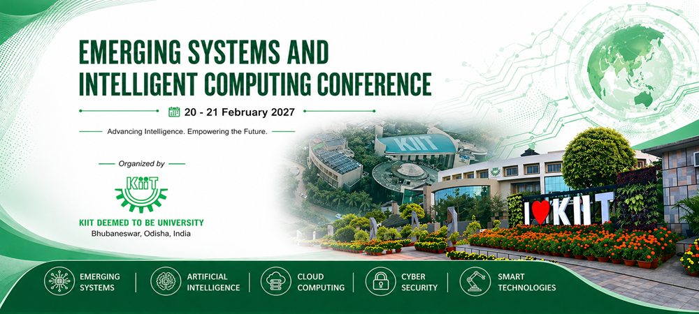 ESICC-2027 Conference Venue School of Computer Engineering, KIIT Deemed to be University Conference Venue School of Computer Engineering, KIIT Deemed to be University